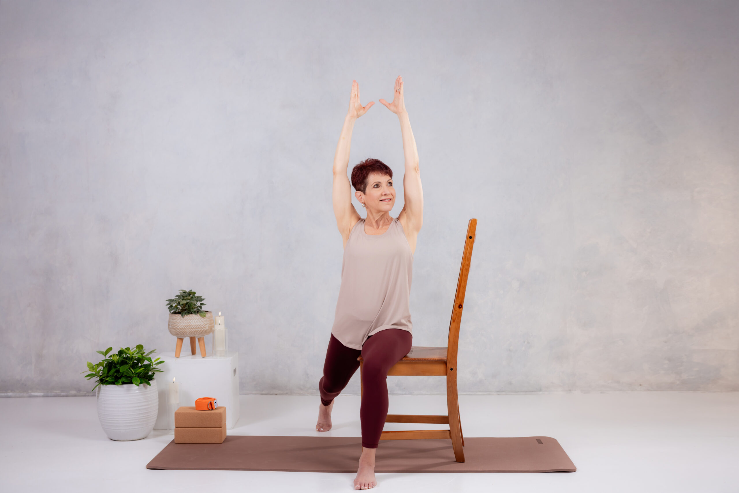 Randi teaching yoga